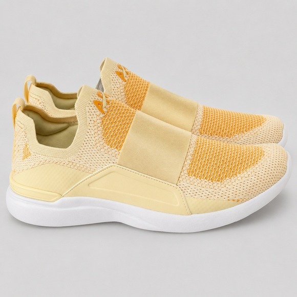 APL TechLoom Bliss Men\'s Vanilla Mango White Sneakers Plantar Fasciitis SZ 10.5 main image 6